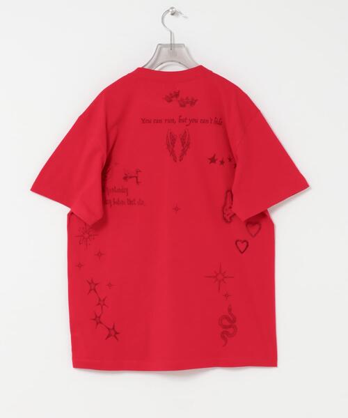 URBAN RESEARCH(アーバンリサーチ)の「Teya TATOO T-SHIRTS(Tシャツ/カットソー・レディース・ホワイト/レッド・SMALL/LARGE)」の10枚目の写真