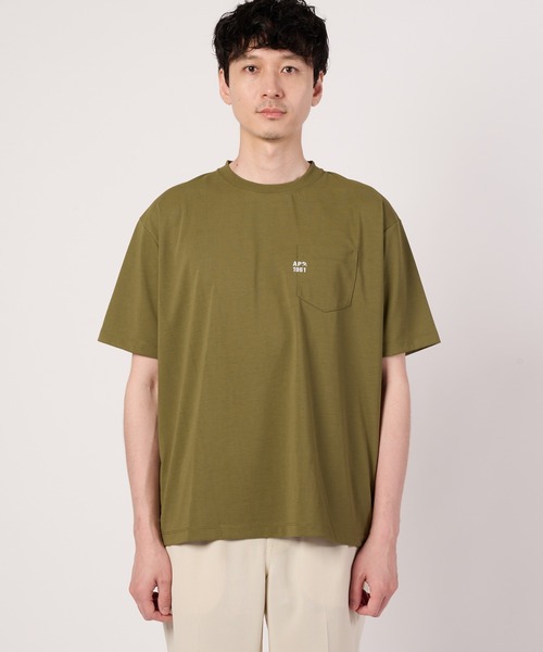 Arnold Palmer（アーノルドパーマー）の「シェア コットンタッチ ミニマルロゴ Tシャツ（Tシャツ/カットソー・レディース・ネイビー/ホワイト/ピンク/カーキ・M/S/L/XS/LL）」の19枚目の写真