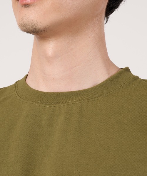 Arnold Palmer（アーノルドパーマー）の「シェア コットンタッチ ミニマルロゴ Tシャツ（Tシャツ/カットソー・レディース・ネイビー/ホワイト/ピンク/カーキ・M/S/L/XS/LL）」の22枚目の写真