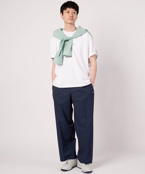 Arnold Palmer（アーノルドパーマー）の「シェア コットンタッチ ミニマルロゴ Tシャツ（Tシャツ/カットソー・レディース・ネイビー/ホワイト/ピンク/カーキ・M/S/L/XS/LL）」の8枚目の写真