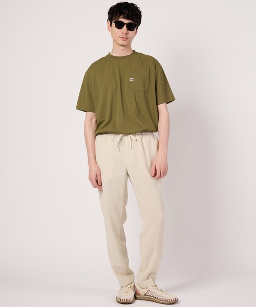 Arnold Palmer（アーノルドパーマー）の「シェア コットンタッチ ミニマルロゴ Tシャツ（Tシャツ/カットソー・レディース・ネイビー/ホワイト/ピンク/カーキ・M/S/L/XS/LL）」の11枚目の写真