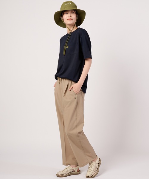Arnold Palmer（アーノルドパーマー）の「シェア コットンタッチ ミニマルロゴ Tシャツ（Tシャツ/カットソー・レディース・ネイビー/ホワイト/ピンク/カーキ・M/S/L/XS/LL）」の13枚目の写真