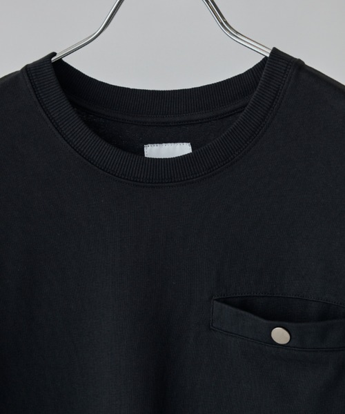Lui's（ルイス）の「ヘビーオンスポケットTシャツ（Tシャツ/カットソー・メンズ・ホワイト/ブラック・M/S）」の21枚目の写真