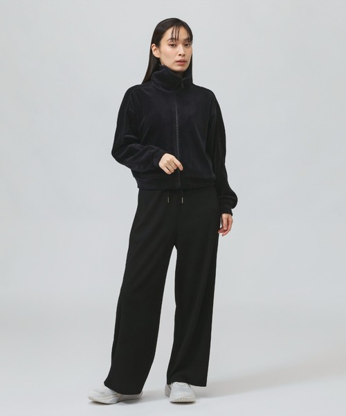 TIGORA（ティゴラ）の「ティゴラ TIGORA 撥水ストレッチリブワイドパンツ（その他パンツ・レディース・チャコールグレー/ブラック・S/XL/L/M）」の15枚目の写真