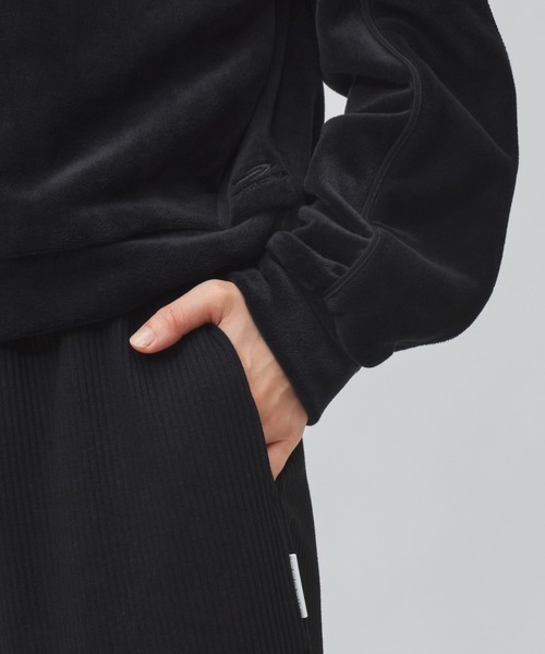 TIGORA（ティゴラ）の「ティゴラ TIGORA 撥水ストレッチリブワイドパンツ（その他パンツ・レディース・チャコールグレー/ブラック・S/XL/L/M）」の19枚目の写真