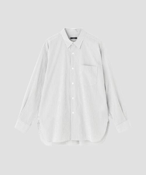 YLEVE（イレーヴ）の「YLEVE / COTTON STRIPE / CHECK SHIRT（シャツ/ブラウス・メンズ・ブラック系その他/ホワイト系その他2・4/3/5）」の10枚目の写真