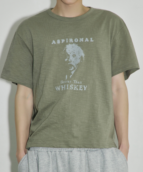 SCALLYWAG（スカリーワグ）の「ASPIRONAL スラブクロップTシャツ[カーキ]（Tシャツ/カットソー・レディース・その他・SMALL/MEDIUM/LARGE）」の3枚目の写真