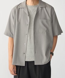 SHIPS:〈MADE IN JAPAN〉5スリーブ オープンカラー シャツ