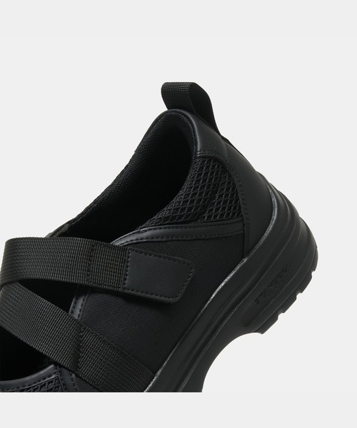 STANDOOL TOKYO(スタンドゥール)の「≪UNISEX≫ +6.5cmヒールアップサンダルスニーカー/Heel Up Sandal Sneaker 【CIELA/シエラ】(サンダル・メンズ・グレー系その他/ブラック・22.5cm/23.5cm/24.5cm/25.5cm/26.5cm/27.5cm)」の18枚目の写真