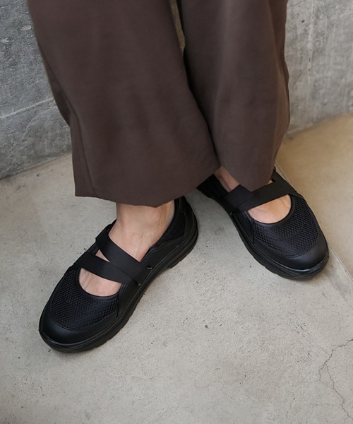 STANDOOL TOKYO(スタンドゥール)の「≪UNISEX≫ +6.5cmヒールアップサンダルスニーカー/Heel Up Sandal Sneaker 【CIELA/シエラ】(サンダル・メンズ・グレー系その他/ブラック・22.5cm/23.5cm/24.5cm/25.5cm/26.5cm/27.5cm)」の7枚目の写真