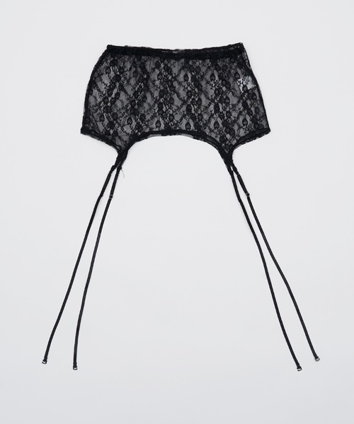 SOEMIN(ソミン)の「Lace garter/レースガーターベルト(ベルト・レディース・ホワイト/ブラック・FREE)」の20枚目の写真