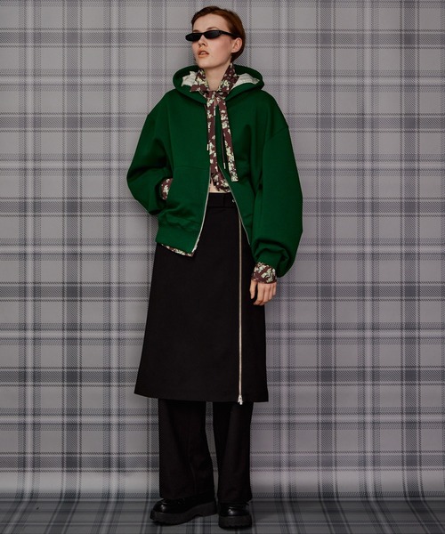 MAISON SPECIAL(メゾンスペシャル)の「【2026Autumn PRE-ORDER】Zipper Skirt Set Pants/ファスナースカートセットパンツ(その他パンツ・レディース・ブラック/マルチ・36/38)」の5枚目の写真