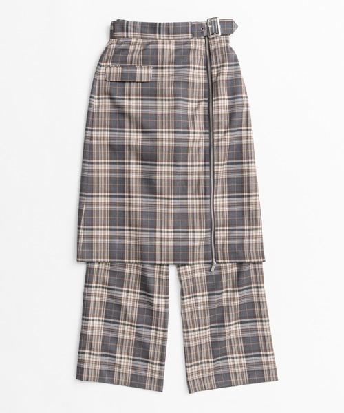 MAISON SPECIAL(メゾンスペシャル)の「【2026Autumn PRE-ORDER】Zipper Skirt Set Pants/ファスナースカートセットパンツ(その他パンツ・レディース・ブラック/マルチ・36/38)」の18枚目の写真