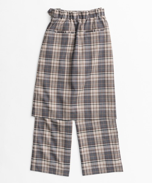 MAISON SPECIAL(メゾンスペシャル)の「【2026Autumn PRE-ORDER】Zipper Skirt Set Pants/ファスナースカートセットパンツ(その他パンツ・レディース・ブラック/マルチ・36/38)」の17枚目の写真