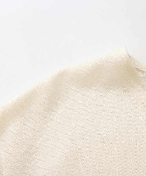CIRCLEE(サークリー)の「CIRCLEE(サークリー)Vネックロングスリーブトップス(Tシャツ/カットソー・メンズ・ブラウン/オフホワイト・L/M/XL)」の6枚目の写真