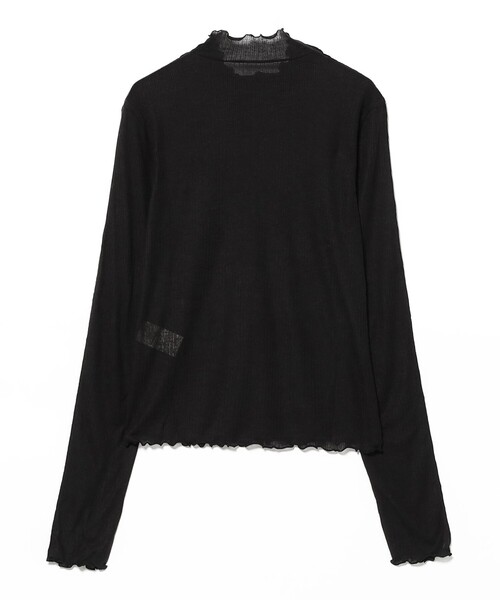 Ray BEAMS(レイビームス)の「シアー リブメロー ハイネック(Tシャツ/カットソー・レディース・オフホワイト/ブラック/ブルー系その他2・ONE SIZE)」の11枚目の写真