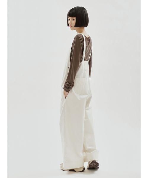 emmi(エミ)の「アシンメトリードレープカットソー(Tシャツ/カットソー・レディース・ブラウン/ブラック/オフホワイト・F)」の5枚目の写真