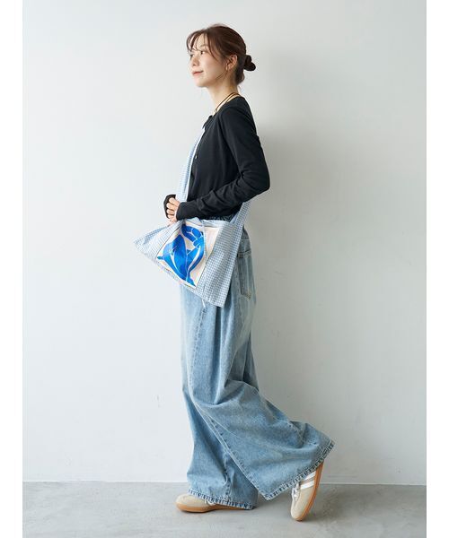 emmi(エミ)の「アシンメトリードレープカットソー(Tシャツ/カットソー・レディース・ブラウン/ブラック/オフホワイト・F)」の15枚目の写真