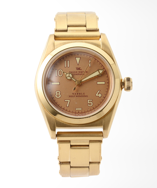 VAGUE WATCH CO.(ヴォーグウォッチカンパニー)の「VAGUE WATCH CO. Vabble Gold(アナログ腕時計・レディース・ゴールド・FREE)」の6枚目の写真