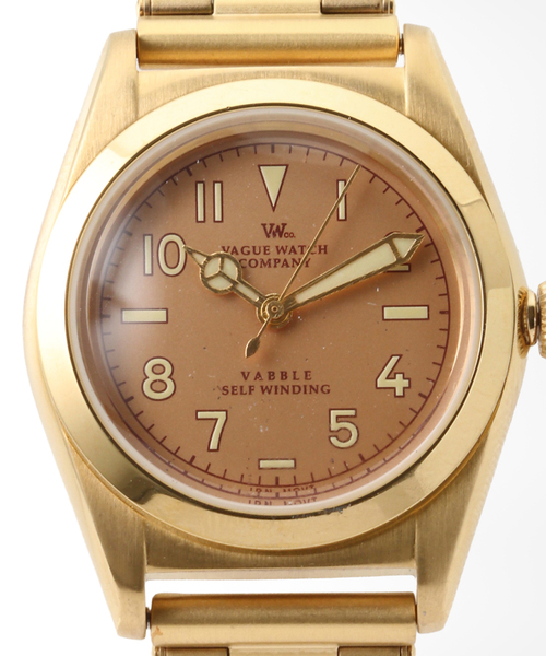VAGUE WATCH CO.(ヴォーグウォッチカンパニー)の「VAGUE WATCH CO. Vabble Gold(アナログ腕時計・レディース・ゴールド・FREE)」の7枚目の写真