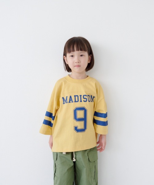 LOWRYS FARM(ローリーズファーム)の「ナンバリングTLS 1049011(Tシャツ/カットソー・キッズ・イエロー/グレー/アイボリー・110cm/130cm/120cm/150cm/140cm)」の19枚目の写真