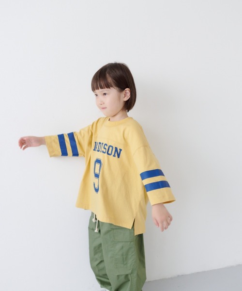 LOWRYS FARM(ローリーズファーム)の「ナンバリングTLS 1049011(Tシャツ/カットソー・キッズ・イエロー/グレー/アイボリー・110cm/130cm/120cm/150cm/140cm)」の20枚目の写真