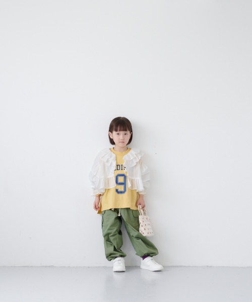 LOWRYS FARM(ローリーズファーム)の「ナンバリングTLS 1049011(Tシャツ/カットソー・キッズ・イエロー/グレー/アイボリー・110cm/130cm/120cm/150cm/140cm)」の17枚目の写真