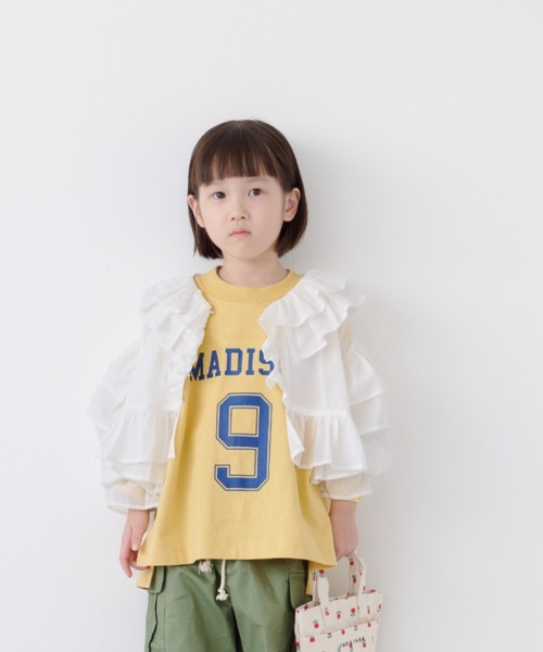 LOWRYS FARM(ローリーズファーム)の「ナンバリングTLS 1049011(Tシャツ/カットソー・キッズ・イエロー/グレー/アイボリー・110cm/130cm/120cm/150cm/140cm)」の22枚目の写真