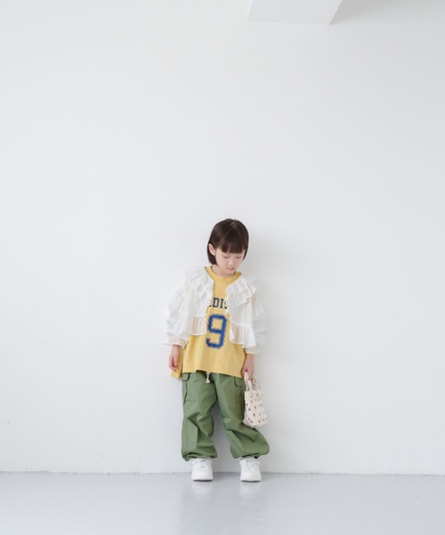 LOWRYS FARM(ローリーズファーム)の「ナンバリングTLS 1049011(Tシャツ/カットソー・キッズ・イエロー/グレー/アイボリー・110cm/130cm/120cm/150cm/140cm)」の16枚目の写真