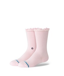 STANCE（スタンス）の「【STANCE/スタンス】キッズフリルデザインクルーソックス / おしゃれなギフトに最適！ /  KIDS RUFFLE ICON CREW（ソックス/靴下）」