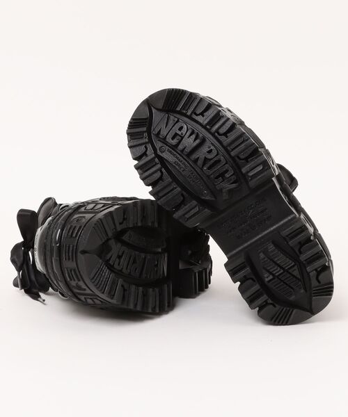 NEW ROCK(ニューロック)の「NEW ROCK/ニューロック/M-WALL120NMXL-C1(ブーツ・レディース・ブラック・40/38/37)」の3枚目の写真