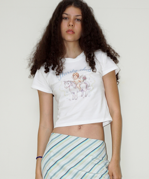 THIRSTYCLUB（サースティークラブ）の「Unicorn baby t shirt - White（Tシャツ/カットソー・レディース・その他・FREE）」の5枚目の写真