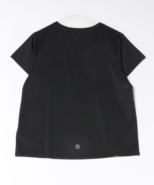 ROXY(ロキシー)の「ROXY FITNESS MY 1ST ROXY TEE 3DポイントロゴTシャツ /速乾/UVカット/水陸両用 【2026年秋冬モデル】/ロキシー(Tシャツ/カットソー・レディース・グレー/コーラル/ホワイト/ブラック/ミント・LARGE/SMALL/MEDIUM)」の6枚目の写真