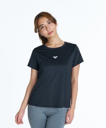 ROXY FITNESS MY 1ST ROXY TEE 3DポイントロゴTシャツ /速乾/UVカット/水陸両用 【2026年秋冬モデル】/ロキシー