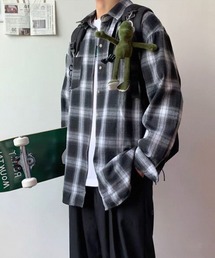 ヴィンテージチェックオーバーシャツ
