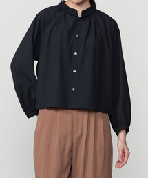 LE GLAZIK | LE GLAZIK | ブロードワッシャー ラッフルシャツ WOMEN(シャツ/ブラウス)