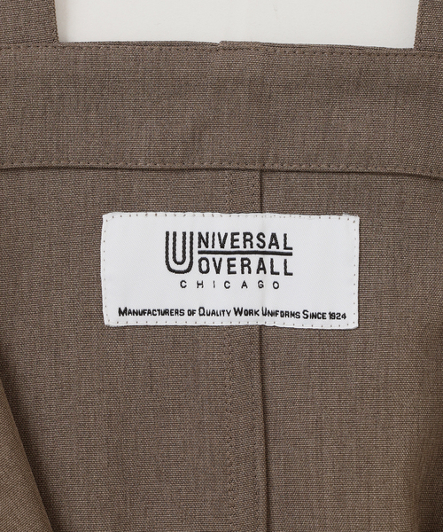 UNIVERSAL OVERALL(ユニバーサルオーバーオール)の「《追加》UNIVERSAL OVERALL SLOBE別注 ジャンパースカート 【洗濯機使用可能】(ジャンパースカート・レディース・ブラック/ブラウン・FREE)」の9枚目の写真