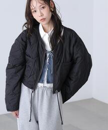 ◆キルティングショートブルゾン