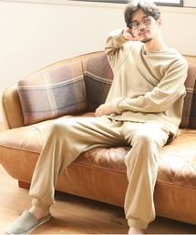 ARCADE（アーケード）の「HIGHQUALITY FLEECE 暖か軽量 ハイクォリティ フリース 上下 セットアップ ルームウエア（ルームウェア/パジャマ）」