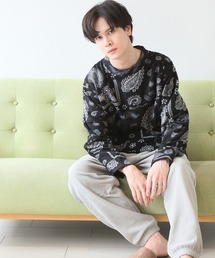 ARCADE（アーケード）の「HIGHQUALITY FLEECE 暖か軽量 ハイクォリティ フリース 上下 セットアップ ルームウエア（ルームウェア/パジャマ）」