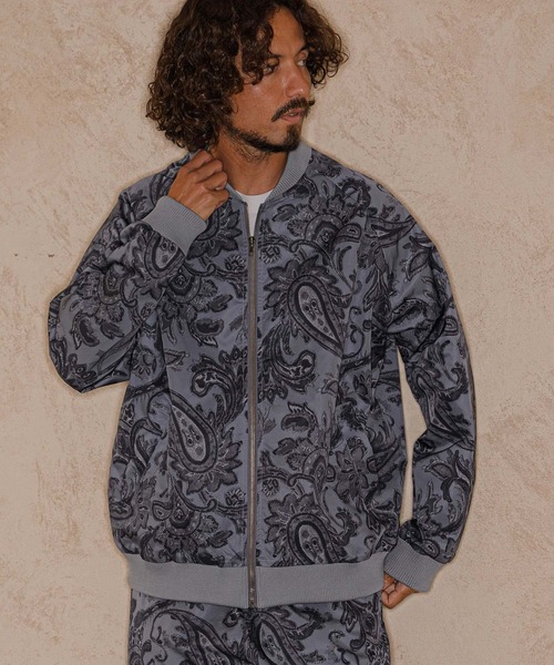 CAMBIO(カンビオ)の「mj11894-Paisley Allover Blouson 総柄ブルゾン(CAM26AW-017)(ブルゾン・メンズ・オリーブ系/ブルーグリーン/グレー系その他・L/M/S)」の5枚目の写真