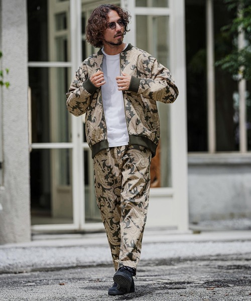 CAMBIO(カンビオ)の「mj11894-Paisley Allover Blouson 総柄ブルゾン(CAM26AW-017)(ブルゾン・メンズ・オリーブ系/ブルーグリーン/グレー系その他・L/M/S)」の12枚目の写真