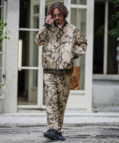 CAMBIO(カンビオ)の「mj11894-Paisley Allover Blouson 総柄ブルゾン(CAM26AW-017)(ブルゾン・メンズ・オリーブ系/ブルーグリーン/グレー系その他・L/M/S)」の14枚目の写真