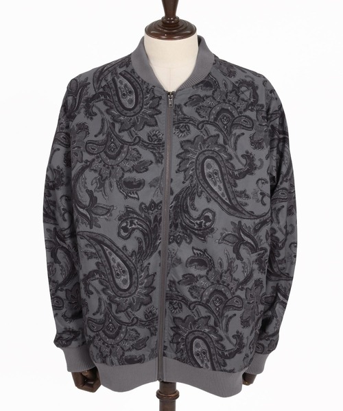 CAMBIO(カンビオ)の「mj11894-Paisley Allover Blouson 総柄ブルゾン(CAM26AW-017)(ブルゾン・メンズ・オリーブ系/ブルーグリーン/グレー系その他・L/M/S)」の22枚目の写真