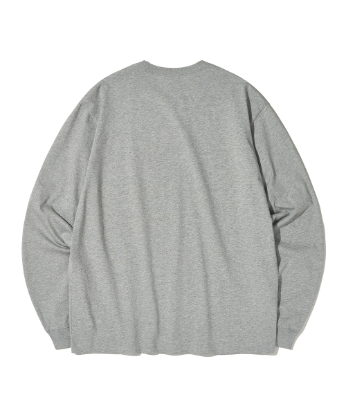 URBANDTYPE（アーバンディタイプ）の「スカイ ドッグ ロングスリーブTシャツ_メランジグレー（Tシャツ/カットソー・レディース・その他・LARGE/X-LARGE/SMALL/MEDIUM）」の2枚目の写真