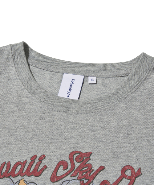 URBANDTYPE（アーバンディタイプ）の「スカイ ドッグ ロングスリーブTシャツ_メランジグレー（Tシャツ/カットソー・レディース・その他・LARGE/X-LARGE/SMALL/MEDIUM）」の3枚目の写真