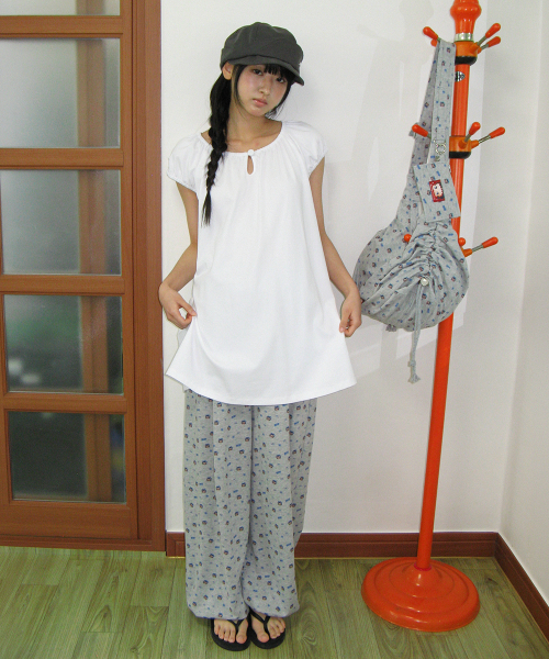 RONRON（ロンロン）の「BETTY BOOP PATTERN SWEAT JOGGER PANTS GREY（スウェットパンツ・レディース・その他・FREE）」の4枚目の写真