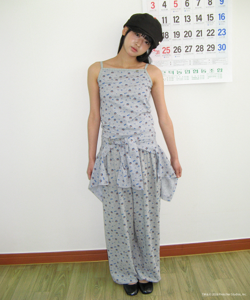 RONRON（ロンロン）の「BETTY BOOP PATTERN SWEAT JOGGER PANTS GREY（スウェットパンツ・レディース・その他・FREE）」の5枚目の写真