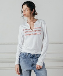 AINA - タイダイ刺繍セットアップ made in INTER FACTORY（Tシャツ