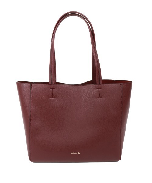 Per sist ence(パーシエンス)の「A4対応 Wフェイスフェイクレザートートバッグ(トートバッグ・レディース・ボルドー・ONE SIZE)」の1枚目の写真